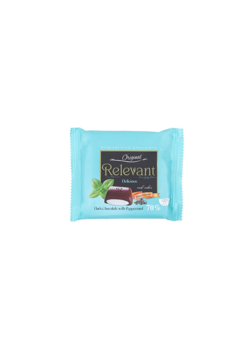 Relevant Bar Dark Mint Chocolate 70g - pack of 6 - Image 2
